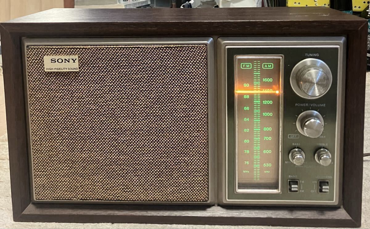SONY ICF-530 クロックラジオ　レトロ　ビンテージ ソニー クロック ラジオ ICF-C530 レトロ ヴィンテージ/ SONY