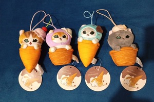 mofusand モフサンド アイスにゃんマスコット 全4種セット タグ付き未使用品