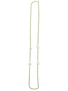 Christian Dior クリスチャン ディオール CDロゴ ネックレス ゴールド系 アクセサリー ロングチェーン レディース