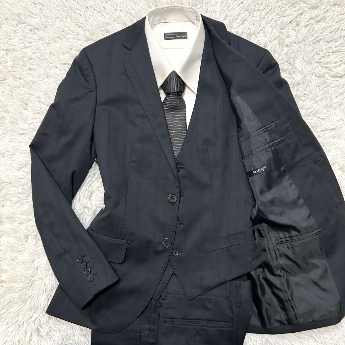 80%オフ　新品未使用ミッシェルクラン　2WAYツイードジャケット MK MICHEL KLEIN（MK ミッシェルクラン）のノーカラージャケット