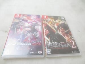 【同梱可】中古品 ゲーム Nintendo switch ニンテンドースイッチ ソフト 2点 ファイアーエムブレム 無双 風花雪月 等