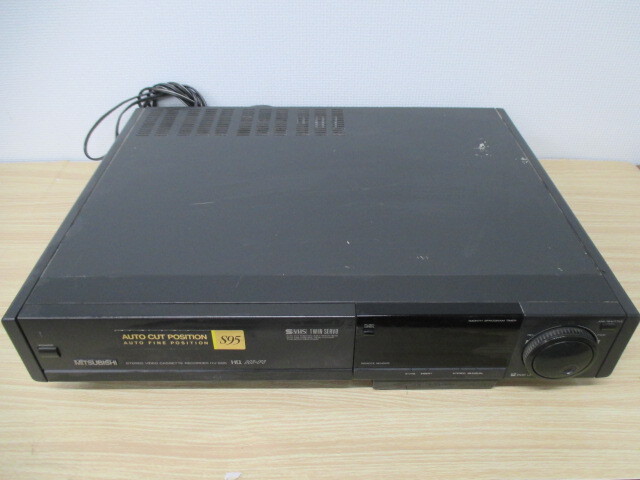 EE86激安早い者勝ち✨　三菱 VHS ビデオカセットレコーダー　レトロ 動作確認済/中古/現状渡し】MITSUBISHI/三菱電機 VHSビデオ