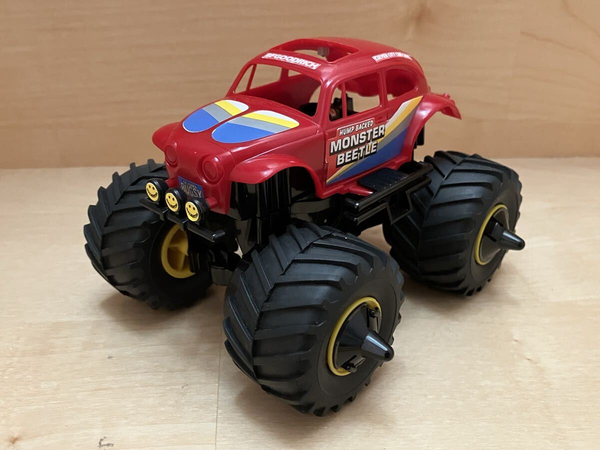 ジャンク ミニ四駆 ブラックフットJr モンスタービートルJr Min-4WD Monster Beetle Jr. build from Revell scale model VW
