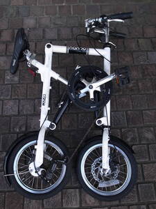 【超レア】イタリア発の自転車ブランドNANOO 12インチ8段変速 折り畳ん自転車 中古並品
