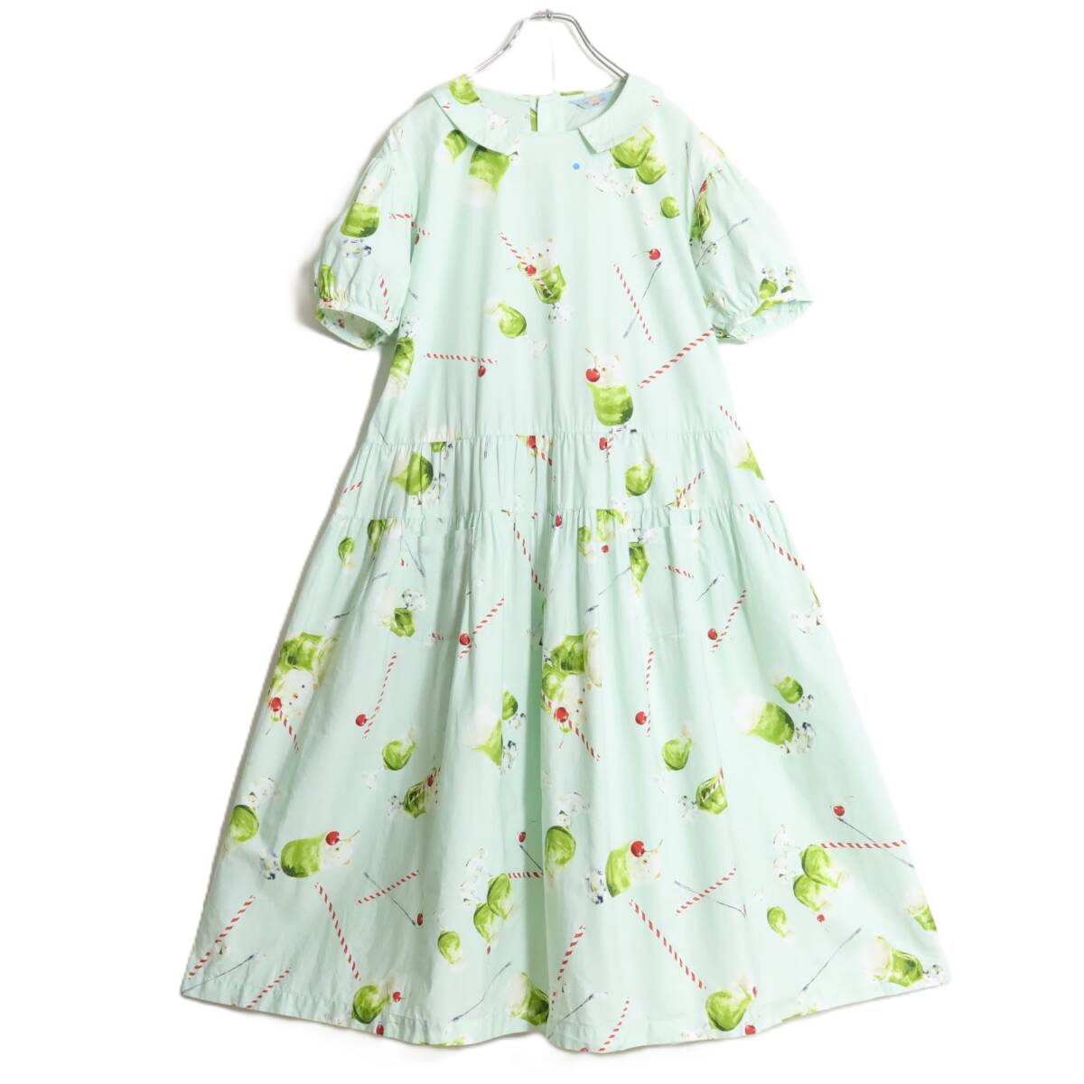 【新品未使用】ピンクハウス ボルドー 衿つき パールボタンワンピース/2021年 新品未使用】ピンクハウス ボルドー 衿つき パールボタン