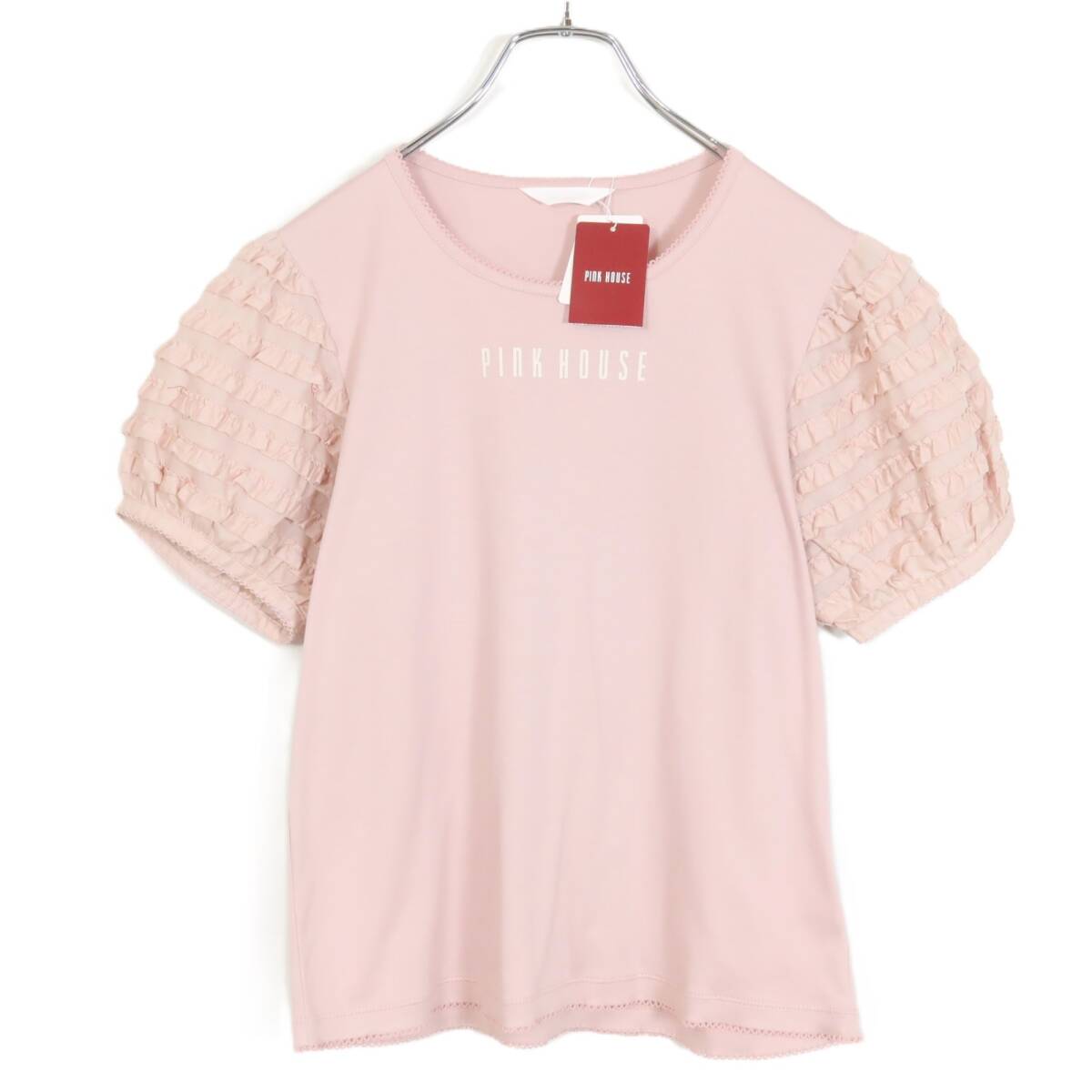 ★未使用　ピンクハウス カットソー　袖レース二重　Tシャツ 白　他セット ☆未使用 ピンクハウス カットソー 袖レース二重 Tシャツ 白 他
