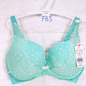 新品 トリンプ アモスタイル シックデイジープリント 夢みるブラ ノンワイヤーブラジャー F65