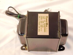 H335★:PowerMax E-1000★トランスフォーマー★ STEP UP TRANSFORMER★Built in a Protector with Safety.★送料970円~