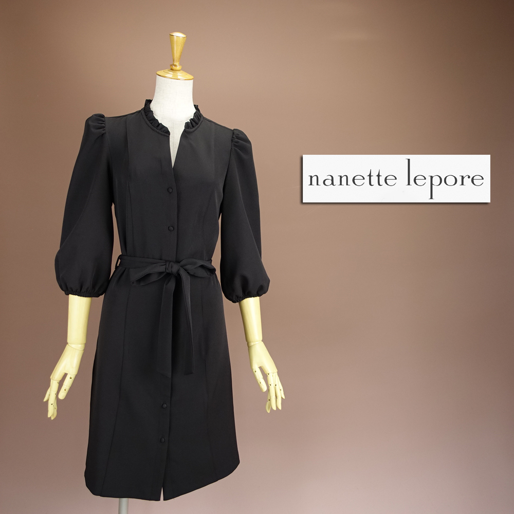 【未使用】Nanette leporeワンピース　100％シルク　ミニワンピース 未使用】Nanette leporeワンピース 100％シルク ミニワンピース