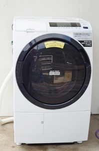 日立 BD-SG100CL ドラム式洗濯乾燥機 ビッグドラム ホワイト 洗濯10.0kg 乾燥6.0kg ヒートリサイクル乾燥 HITACHI 動作OK