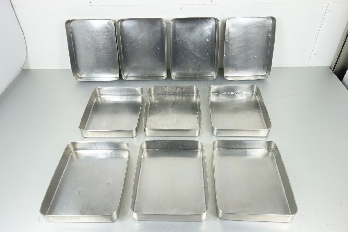 【中古】業務用 調理器具 厨房用品セット ステンレスバット トレー 即買い❌ 中古】業務用 調理器具 厨房用品セット ステンレスバット トレー