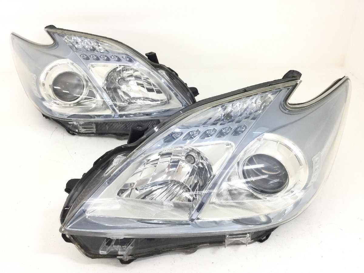トヨタ純正 プリウス30前期 ハロゲンヘッドライト 左右セット⭐中古品⭐ 良品 プリウス ZVW30 30 前期 純正 ハロゲン ヘッドライト 左右