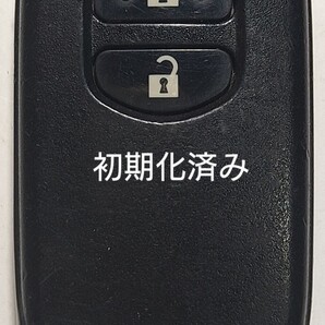 初期化済トヨタ純正 スマートキー 2ボタンプリウスアクアヴィッツウィッシュ基盤番号271451-5300 新品電池サービス26