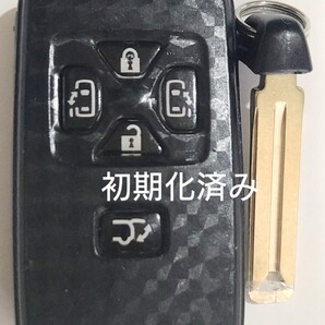 初期化済トヨタ純正スマートキー5ボタンアルファード 基盤番号271451−6221ノーカットキー付き新品電池サービス③