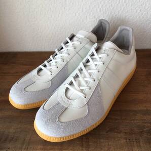 44サイズ(27.5~28.0cm)|GERMAN ARMY TRAINER ORIGINAL ホワイト 白 軍用 ドイツ COWレザー セルビア製 希少 (新品)(正規品)