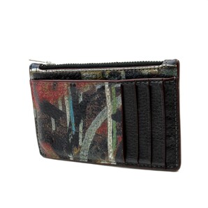 送料無料 美品 COACH コーチ メンズ カードケース ジップ レザー カードケース Mint & Serf コラボ CM159 ブラック