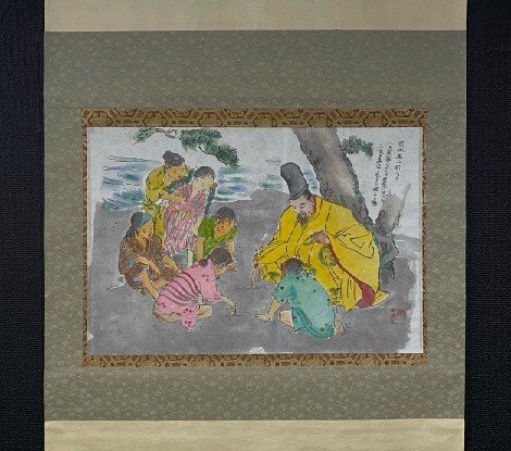 【 掛軸 / 人物画 】風景画　日本画 巻物 骨董品 2025年最新】Yahoo!オークション -日本画人物画(掛軸)の中古品