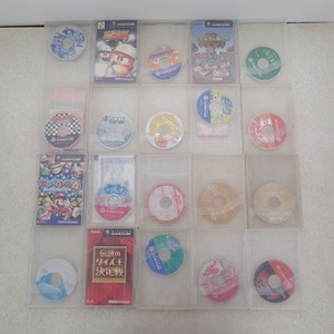 □GC ゲームキューブ どうぶつの森e+/実況パワフルプロ野球9/ソニックヒーローズ/伝説のクイズ王決定戦 等 まとめて20点セット【IO