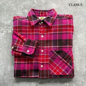 【CLASS-5】クラスファイブ ヘビーネルシャツ フランネルシャツ 長袖シャツ チェック コットンツイル ボタンダウン ワークシャツ