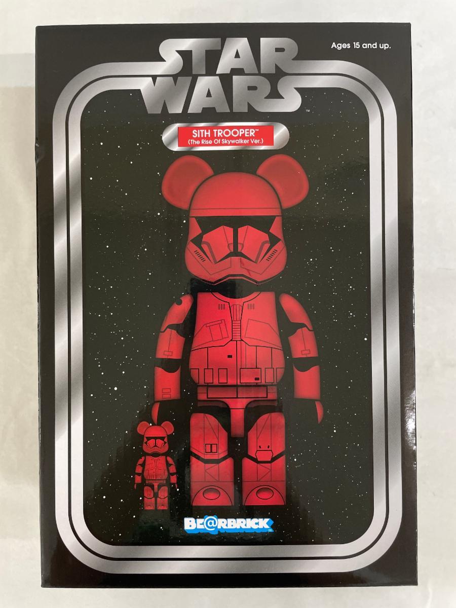 BE@RBRICK SITH TROOPER 100％ &amp; 400％ 新品未開封 MEDICOM TOY BE@RBRICK SITH TROOPER (TM) 100％ & 400
