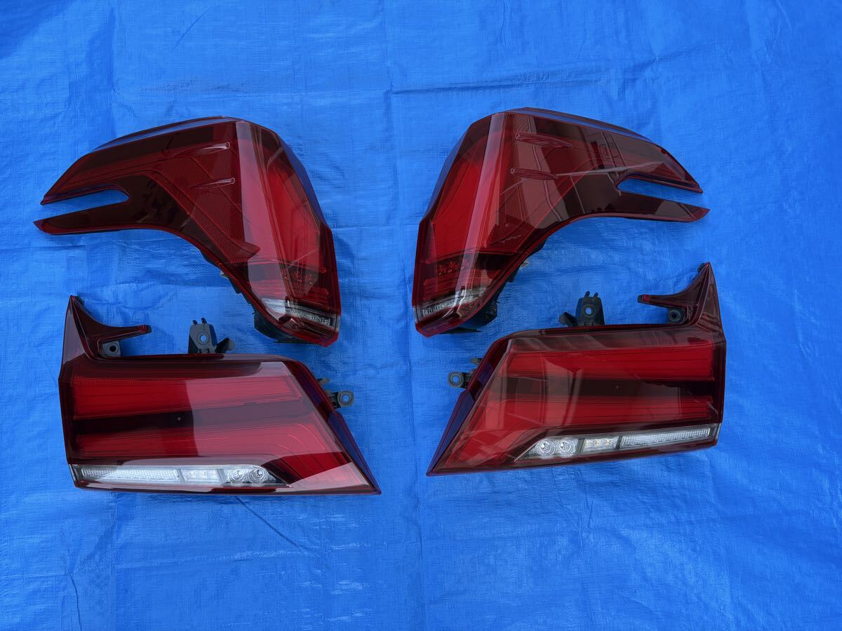 アルファード 後期 純正テールランプセット 全国送料無料 10系アルファード後期純正テールランプ左右SET中古