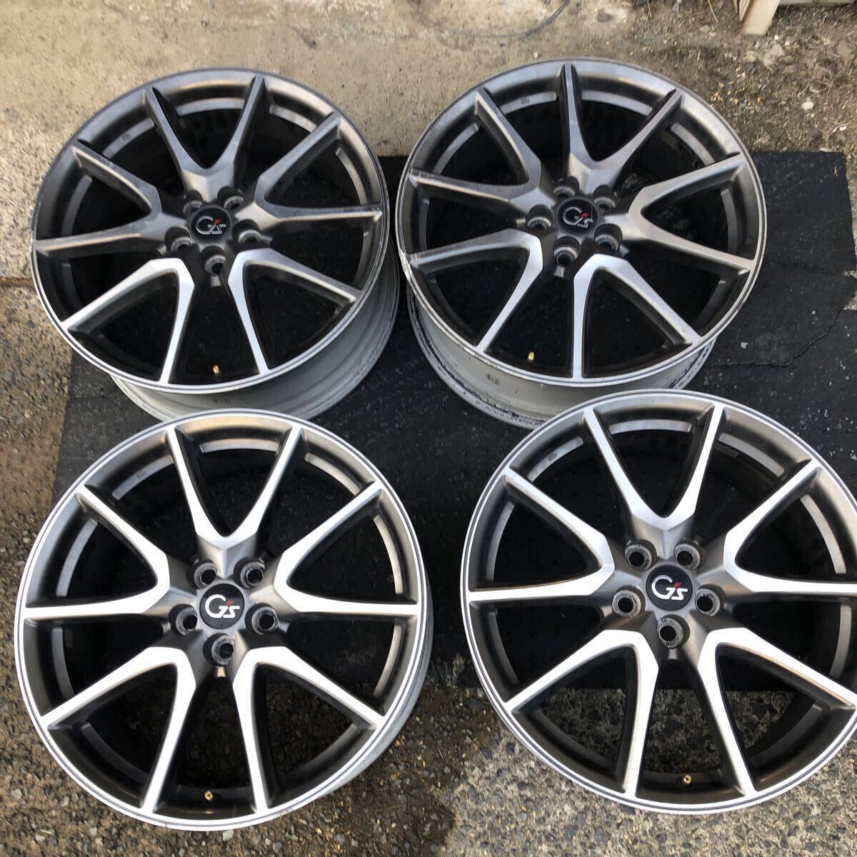 トヨタ純正Gs 18インチ ホイール 5スポーク ブラックポリッシュ トヨタ純正Gs 18インチ ホイール 5スポーク ブラックポリッシュ