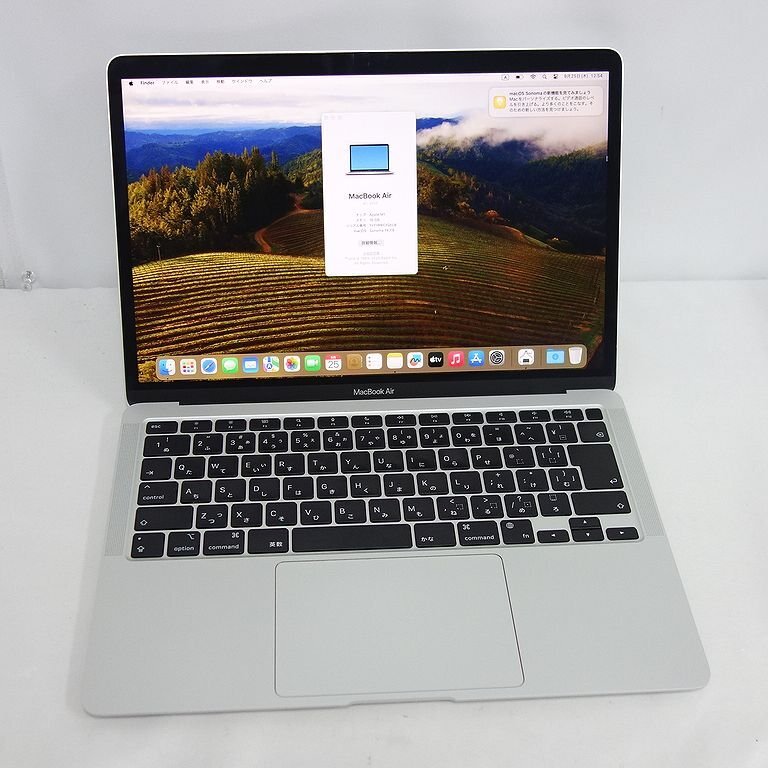 未使用に近い❗️ MacBook Air 2020 M1チップ 16GB　シルバー Yahoo!オークション -「macbook air m1 未使用」の落札相場