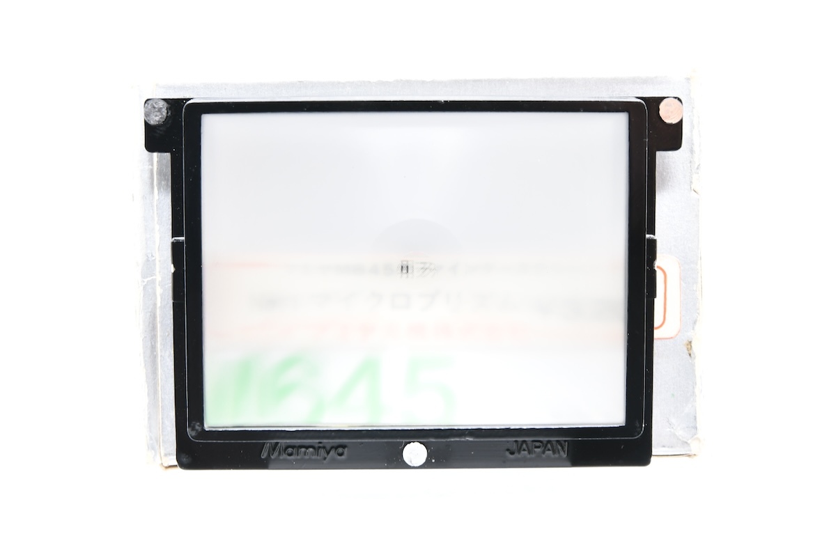 Mamiya フォーカシングスクリーン 中古品 中古】Mamiya マミヤ フォーカシングスクリーン No.4 レンジ