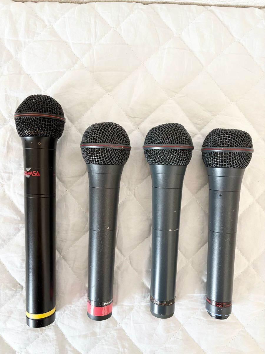 ワイヤレスマイク　Panasonic WX-4212C　2本セット Panasonic WX-4212C ワイヤレスマイク 松下 パナソニック