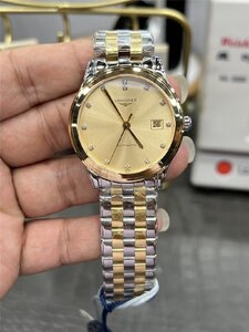 ロンジン LONGINES フラッグシップ クラシック 自動巻き ウォッチ 腕時計 ゴールド L4.974.3.37.7