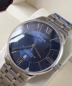 TISSOT ティソ 腕時計 自動巻き 41mm ティソ シュマン ド トゥレル オート ブルー文字盤 メンズ ウォッチ T099.407.11.048.00