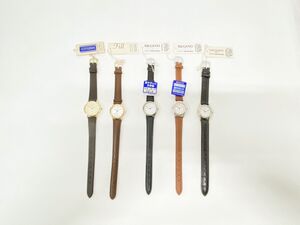 ♪ha4122-1 750 デッドストック CITIZEN シチズン REGNO レグノ Fill フィル VAGARY バガリー 等 QUARTZ レディース 腕時計 5点 まとめて