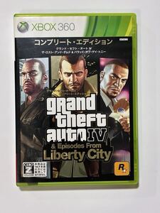 XBOX360 ソフト グランド・セフト・オートⅣ コンプリートエディション 【f0805-3】