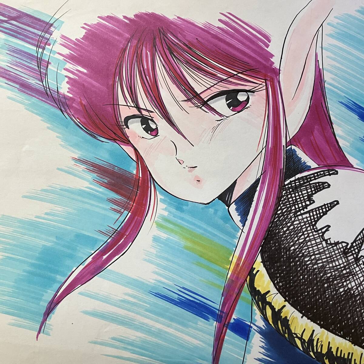 戦え!!イクサー1 act２ 渚 小夜子 セル画 希少】 戦え！イクサー1 セル画 イクサー 戦え!!イクサー1 act2