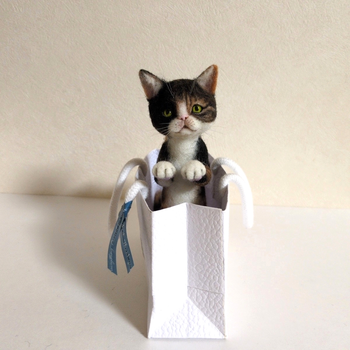 み*色様 10日までオークション★作家 ぬいぐるみ 子猫 テディベア 猫 羊毛フ 1_ab5191a5af9bd6d83e17a0c08575