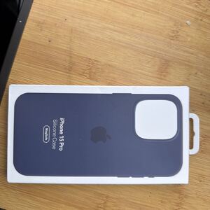 Apple アップル 純正 iPhone 15 Pro シリコンケース・ストームブルー 新品