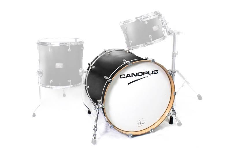 CANOPUS NV60M2 14x20 Bass Drum Black Wrap