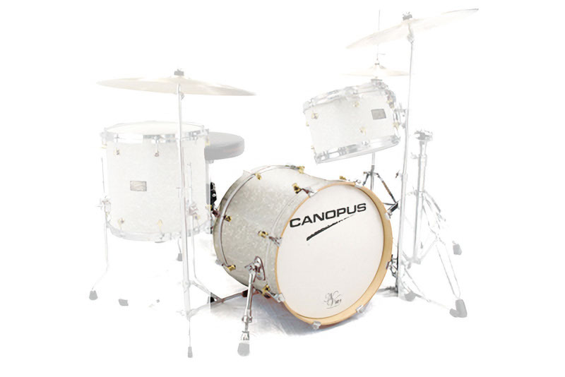 CANOPUS NV60M1 14x18 Bass Drum Vintage Pearl Wrap