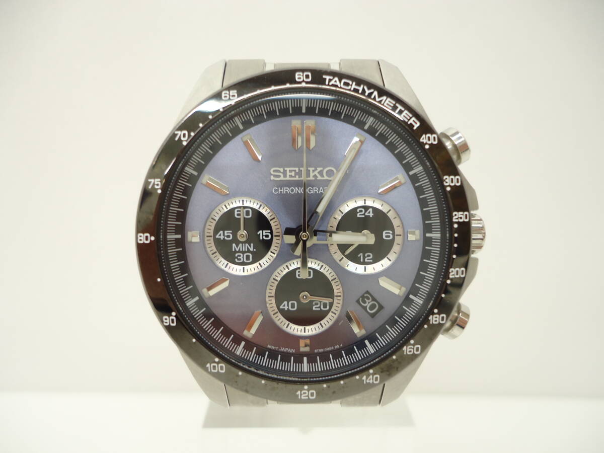 稼働品★SEIKO　セイコー　スピリット　クオーツ　メンズ時計　8T63　箱 SEIKO】セイコー スピリット 8T63-02J0 腕時計メンズ 初音ミク