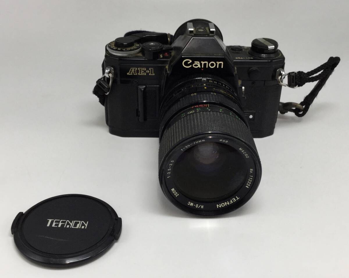 動作未確認￼ キャノンCanon AE-1 黒 フィルムカメラ ジャンク CANON AE-1 ジャンク品 - 新潟県で中古カメラ・中古レンズの高価