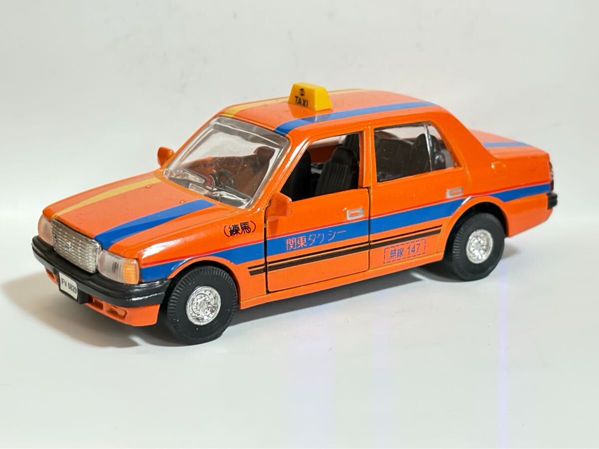 TINS TOYStin игрушки Toyota Crown Comfort такси Kanto такси retro подлинная вещь миникар Корея pull-back машина 