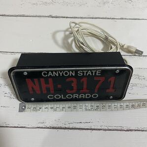 ライセンスプレート カリフォルニア 昭和レトロ レトロ照明 店舗照明 店舗備品 置物 光物 ライセンス レトロ 照明 ライセンス