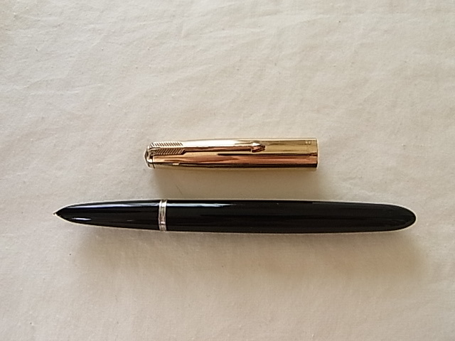 PARKER51◆万年筆＆ボールペンセット　アンティーク文具　ヴィンテージ PARKER51◇万年筆＆ボールペンセット アンティーク文具