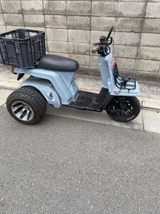 ホンダ ジャイロX TD01 2スト ミニカー エンジン始動 レストアベース 部品取り ワイドアルミホイール