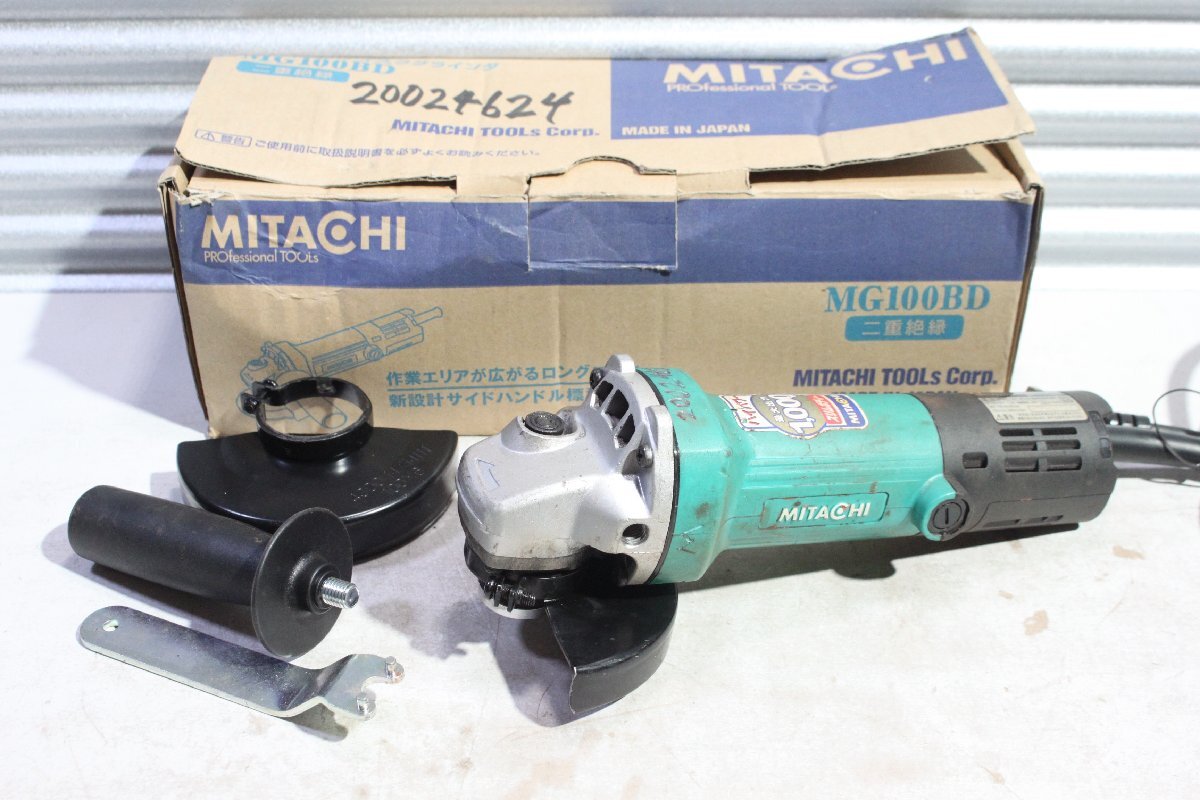 001♪未使用品♪ミタチ ディスクグラインダ MG100BD 2025年最新Yahoo!オークション -mitachi(電動工具)の中古品・新品