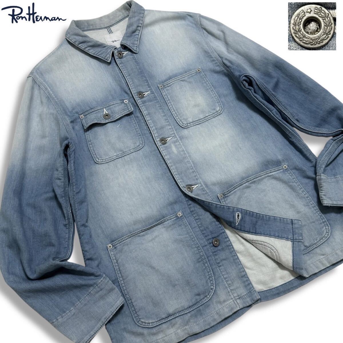 Yahoo!オークション -「デニムカバーオールジャケット」(ロン