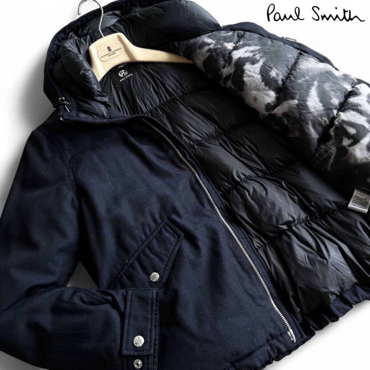 未使用級 Paul Smith ポールスミス レディース ダウンジャケット 黒 未使用級 Paul Smith ポールスミス レディース ダウンジャケット 黒