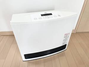 【LPガス:清掃済み】 ノーリツ ガスファンヒーター 「GFH-4003S-W5」 10~14畳 ガスストーブ プロパンガス ガスヒーター (WK283)
