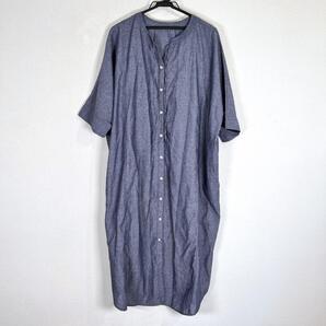 【studio CLIP】スタジオクリップ アダストリア ブルーグレー系 ロングワンピース 女性用 レディース Lサイズ【a026】