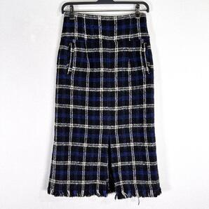 【nano universe】ナノユニバース チェック スカート ボトムス 女性用 レディース 38サイズ【a028】